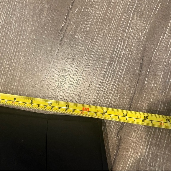 Mango Basic Style Womens Black Cotton Blend Stretch Pencil Skirt Sz 6 - Picture 6 of 8